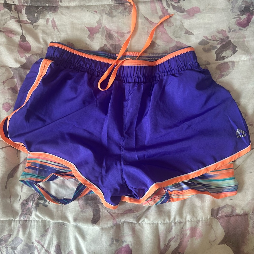 RBX Women's Vibrant Purple Athletic Shorts